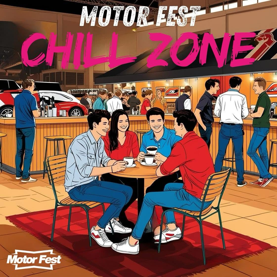 🚨Envie d’un moment de détente au Motor Fest ? 🏎️💨